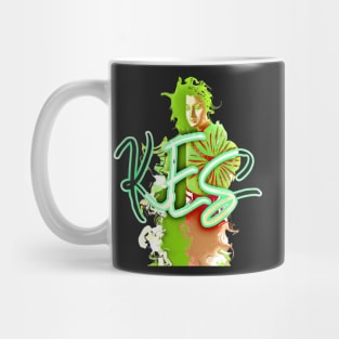 Kiwi hibiscus fire Mug